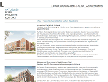 Tablet Screenshot of hhl-architekten.de